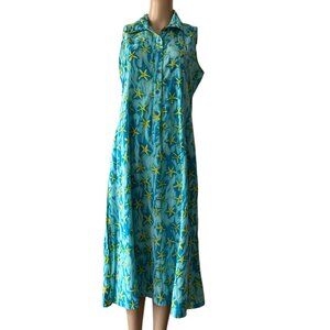 Vintage Sita Starfish Colorful Size M Midi/Maxi Dress